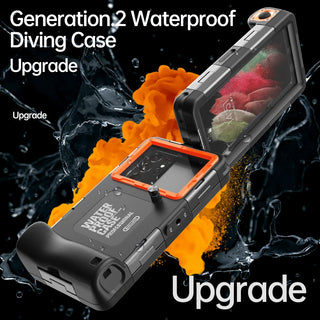 15M Waterproof Diving Phone Case – Underwater Protective Case for iPhone & Samsung with HD Camera Window for Snorkeling, Swimming & Diving