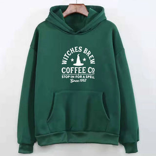 Witches Brew Coffee Co. Hoodie – Women’s Casual Fit Autumn/Winter Pullover