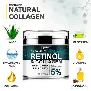 DAY & NIGHT 50ML Retinol with Collagen Face Cream