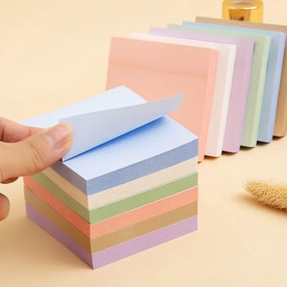 100Sheets 3x3" Pure Color Sticky Notes