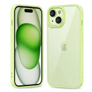 Colored Bumper Clear Shockproof iPhone Case