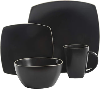 Gibson Soho Lounge Dinnerware Set, Service for 4 (16pcs)