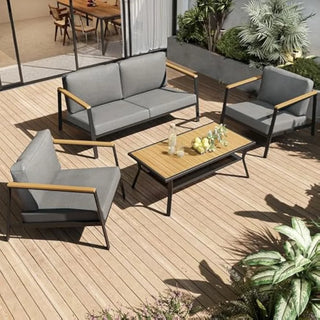 Aero 4-Piece Aluminum Patio Set