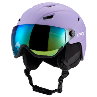 LIXADA Integrated Ski & Snowboard Helmet with Removable Visor Goggles