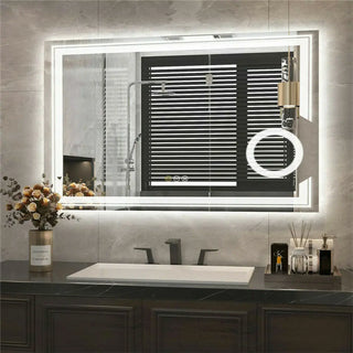 LUVODI PrecisionGlow LED Magnifying Bathroom Mirror