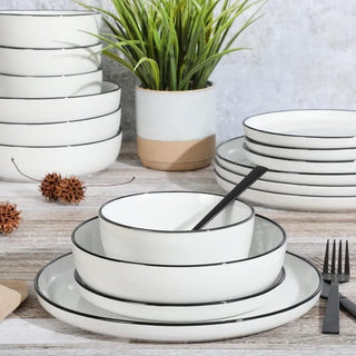 Gibson 16 Piece Porcelain Dinnerware Set