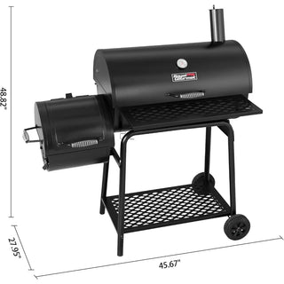 Royal Gourmet Charcoal Grill Offset Smoker (Grill + Cover)