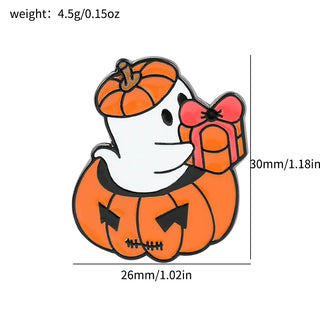 Halloween Ghost Brooch Pins – Fun & Festive Accessories