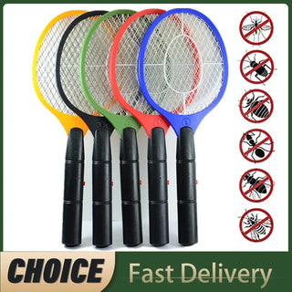 Electric Bug Zapper Racket – Handheld Mosquito and Fly Swatter