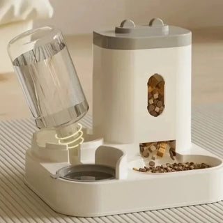 PetEase Gravity Feeder & Water Dispenser Combo