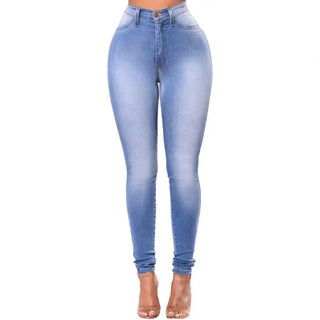 SANWOOD High-Waist Pull-On Skinny Jeans