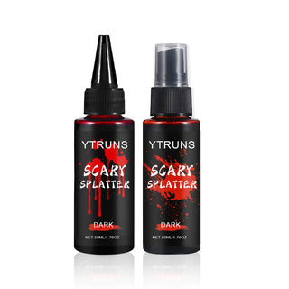 Scary Splatter 2-Pack Halloween Fake Blood Kit