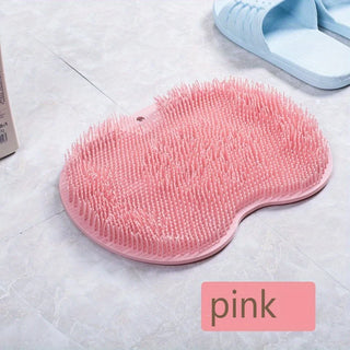 Exfoliating Foot Brush & Back Scrubber with Suction Cups - Deep Cleansing Shower Foot Massager