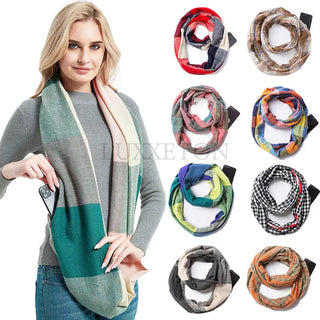 Women's Cashmere Pocketed Scarf