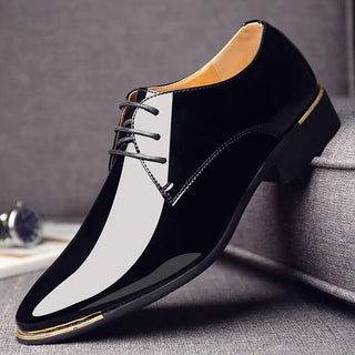 Regent Lace-Up Patent Leather Brogues