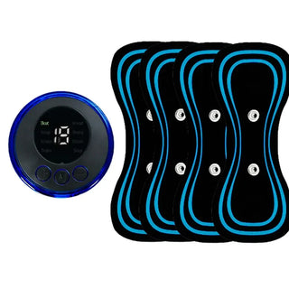EMS Neck & Body Massager 8 Modes 19 Levels Portable Electric Muscle Stimulator Rechargeable Pain Relief Device