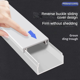 Wire Cord Covers – Paintable Cable Concealer & Wall Raceway Kit for TV, Home, and Office