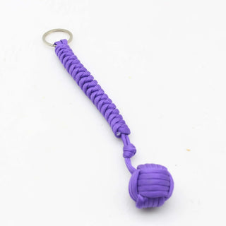 Steel-Core Paracord Survival Keychain