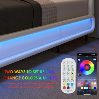 LumiSleigh Smart LED Bed