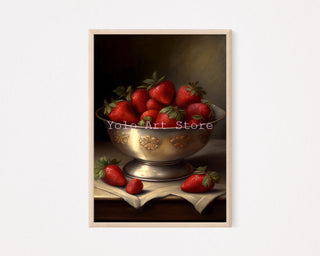 Vintage Ice Cream, Pizza, Lemon, Banana, and Italian Wine Canvas Prints