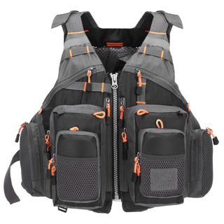 Lixada Outdoor Fishing Vest – Multifunctional Life Jacket with Storage & Safety Features