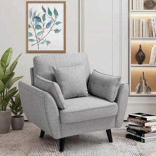 Shintenchi 38" Small Modern Accent Arm Chair