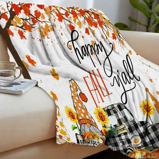 Halloween/Fall Throw Blanket