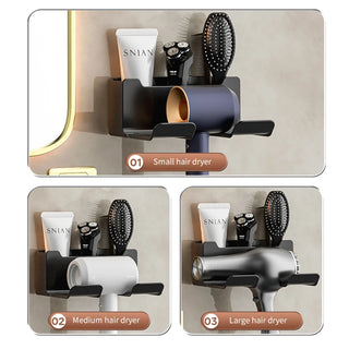 AeroHold Wall-Mount Bathroom Organizer Set