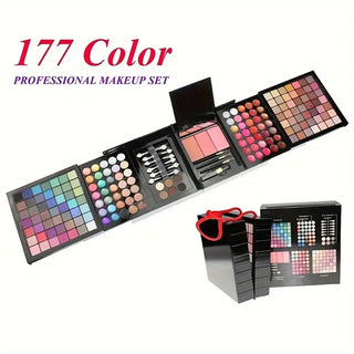 177-Color All-In-One Professional Makeup Set – Complete Beauty Kit With Mirror