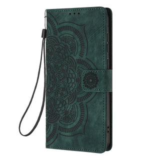 Luxury 3D Floral Leather Wallet Case for iPhone – Flip Cover with Card Slots, Kickstand & Magnetic Closure