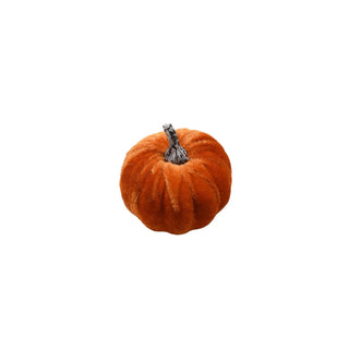 Velvet Artificial Pumpkin Decor – 10pcs Set