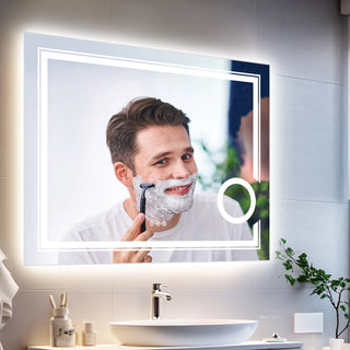 LUVODI PrecisionGlow LED Magnifying Bathroom Mirror