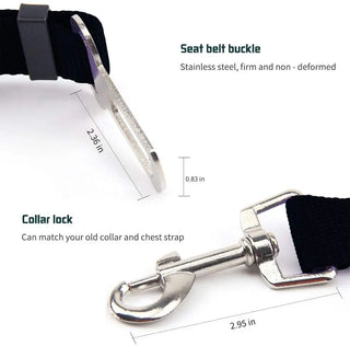 YOUSE Adjustable Pet Car Seat Belt Lead