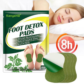 12 Pads/ Natural Herbal Wormwood Artemisia Feet Detox Foot Patches