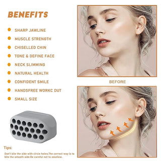 Silicone Jaw Exerciser Facial Toner & Jawline Fitness Ball