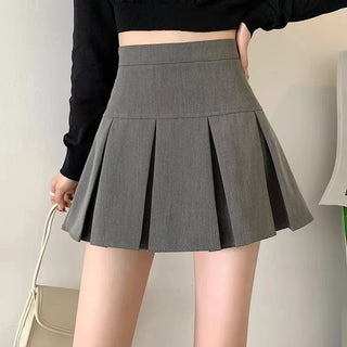 Kawaii High-Waist Pleated Mini Skirt