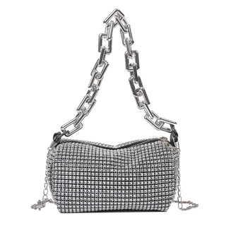 Rhinestone Glitter Bucket Bag