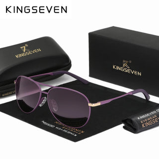 KINGSEVEN Women’s Polarized Sunglasses – UV400 Pilot Eyewear