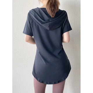 L.S Hooded Short Sleeved