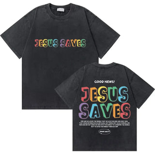 Christian Wear Oversized Washed T-Shirts