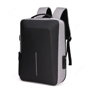 SecureTech Anti-Theft Waterproof Laptop Backpack