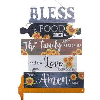 Blessed Sunflower Kitchen Decor