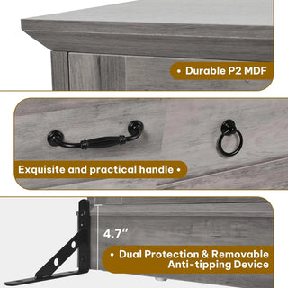 Rustic Haven 7-Drawer Dresser