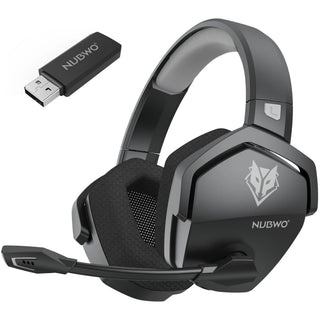 NUBWO G06 Wireless Gaming Headset 2.4GHz Bluetooth 5.3 with Mic 50mm Drivers