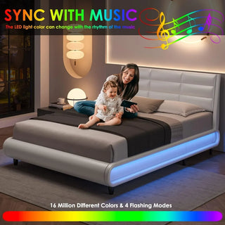 LumiSleigh Smart LED Bed