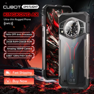 Cubot KINGKONG AX, Ultra-thin Rugged Smartphone