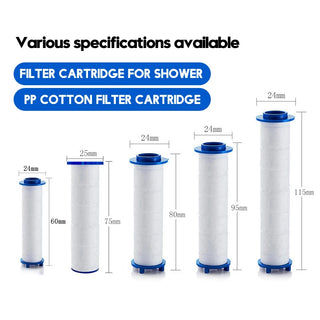 5 Pcs Shower Head Shower Head Cotton Filter Replacement