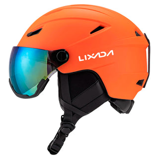 LIXADA Integrated Ski & Snowboard Helmet with Removable Visor Goggles