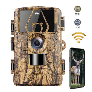 8K Wildlife Trail Camera – 60MP Night Vision, Motion Activated, Waterproof, 4G/WiFi