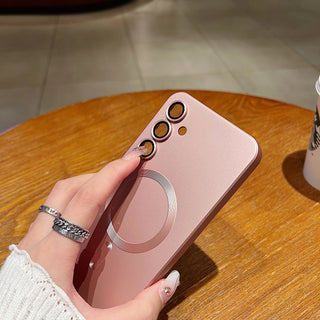 Matte Magnetic Samsung Galaxy Case – Full Lens Protection, Shockproof Bumper & Anti-Fingerprint Finish